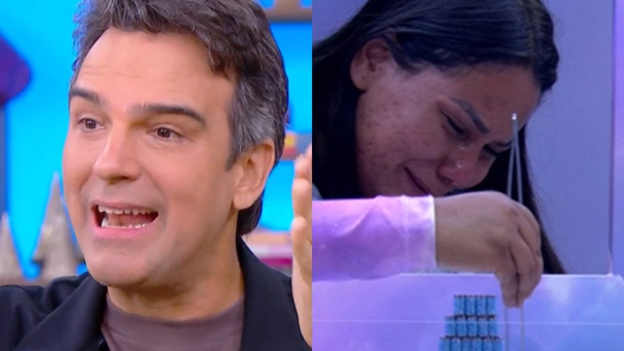 Foto: 1 de 1 Tadeu Schmidt e Chaiany em fotos coloridas - Metrópoles - Foto: Rep