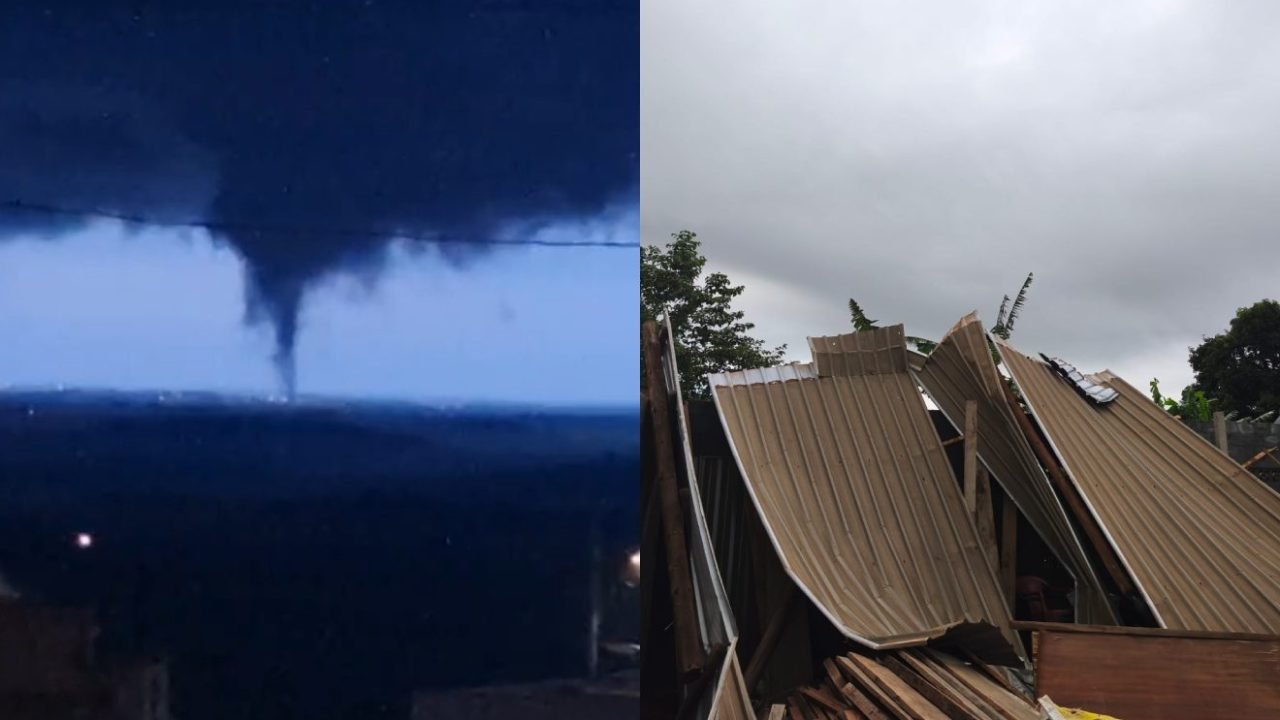 Tornado em Mercedes pode ter destruído construção no distrito de Arroio Guaçu —