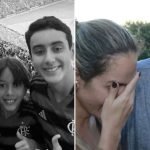 O ass4ssino com os filhos e a mulher que foi supostamente pivô da tragédia (Divulgação)