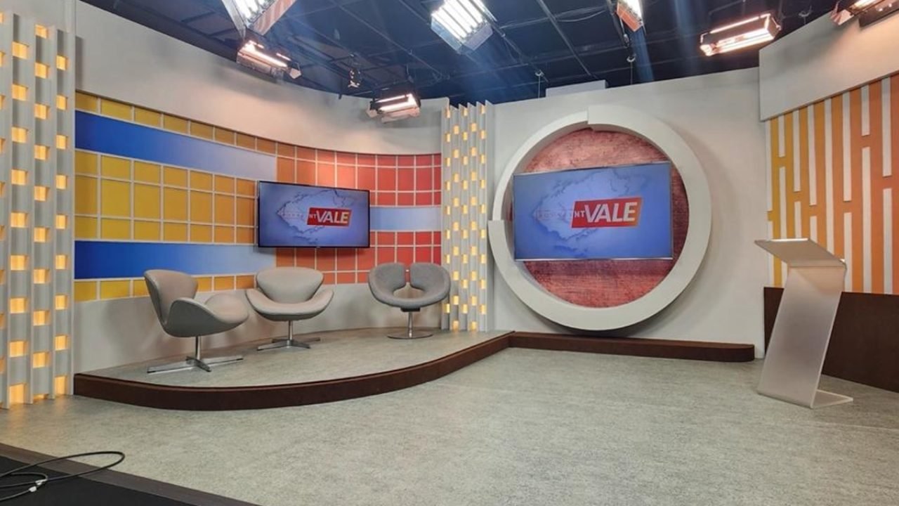 Foto: 1 de 1 Foto da redação da TV Novo Tempo, em Pindamonhangaba - Foto: Reprod