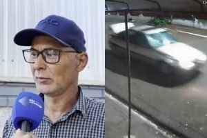 Vereador atropela pedestre e deixa local após acidente — Foto: Foto: Rede Massa