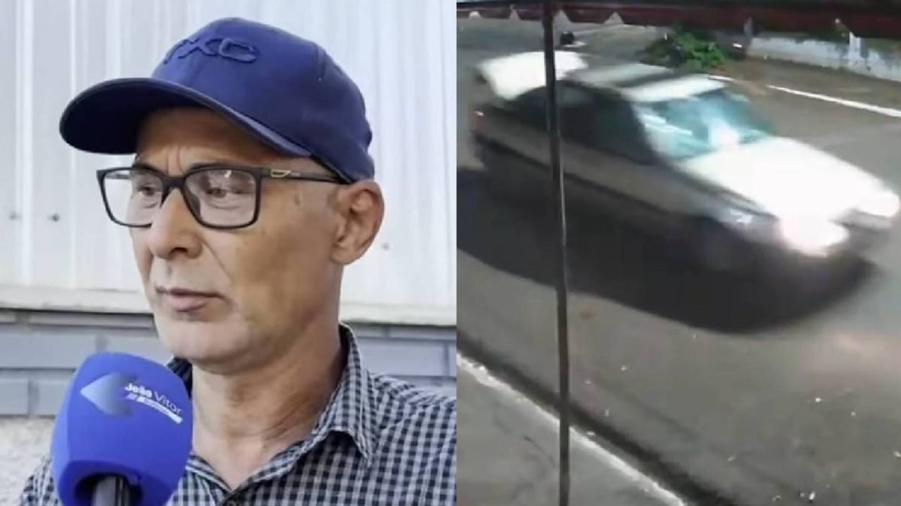 Vereador atropela pedestre e deixa local após acidente — Foto: Foto: Rede Massa