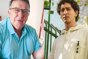 Walter medeiros, à esquerda, e Johnny Massaro, à direita — Foto: 1 de 1 Walter m