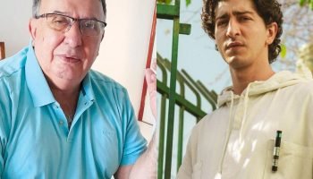 Walter medeiros, à esquerda, e Johnny Massaro, à direita — Foto: 1 de 1 Walter m