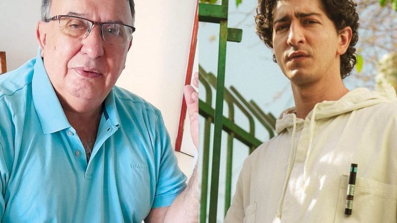 Walter medeiros, à esquerda, e Johnny Massaro, à direita — Foto: 1 de 1 Walter m