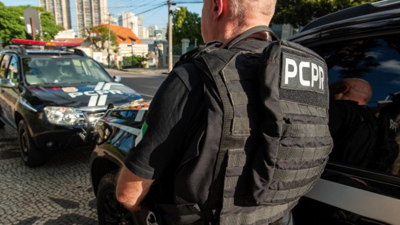 Foto da cena do crime — Foto: Governo do Paraná