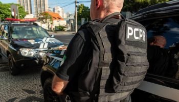 Foto da ação policial — Foto: Governo do Paraná