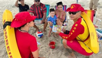 Bombeiros do Paraná em ação no Litoral — Foto: Governo do Paraná