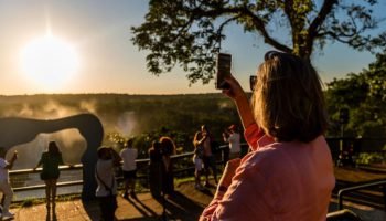 Turistas estrangeiros no Paraná — Foto: Governo do Paraná