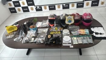 Operação integrada em Piraquara e São José dos Pinhais — Foto: Governo do Paraná