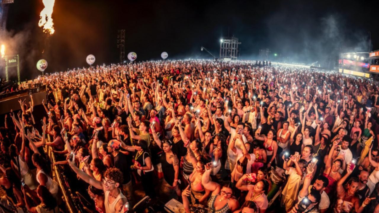 Show de Alok no Verão Maior Paraná — Foto: Governo do Paraná