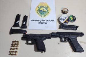 Ação da Polícia Militar do Paraná — Foto: Governo do Paraná