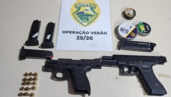 Ação da Polícia Militar do Paraná — Foto: Governo do Paraná