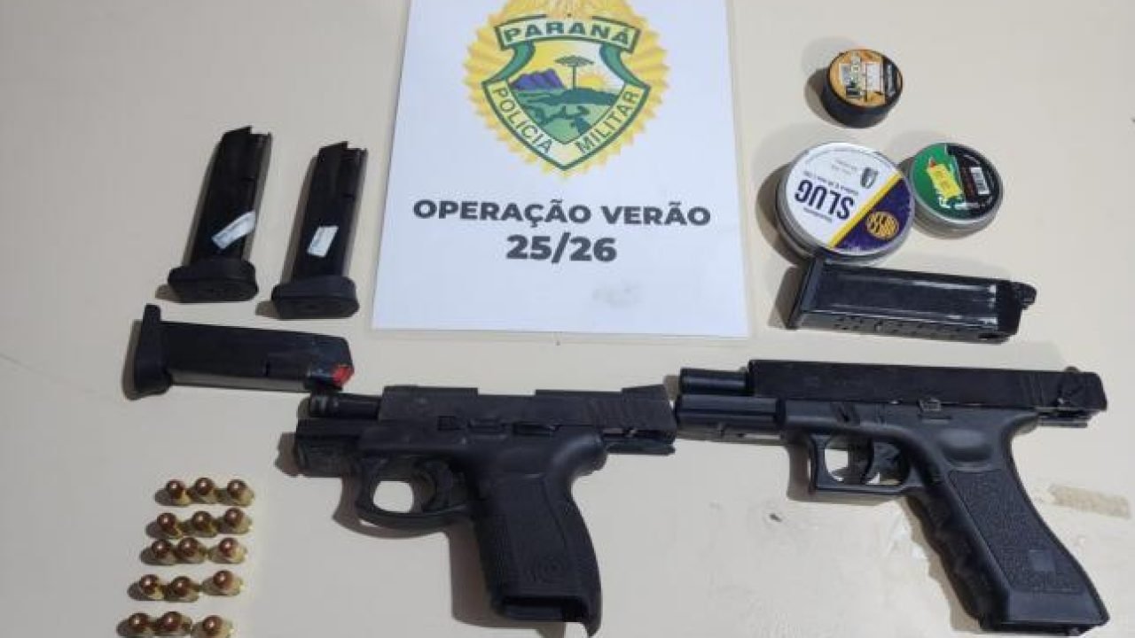 Ação da Polícia Militar do Paraná — Foto: Governo do Paraná