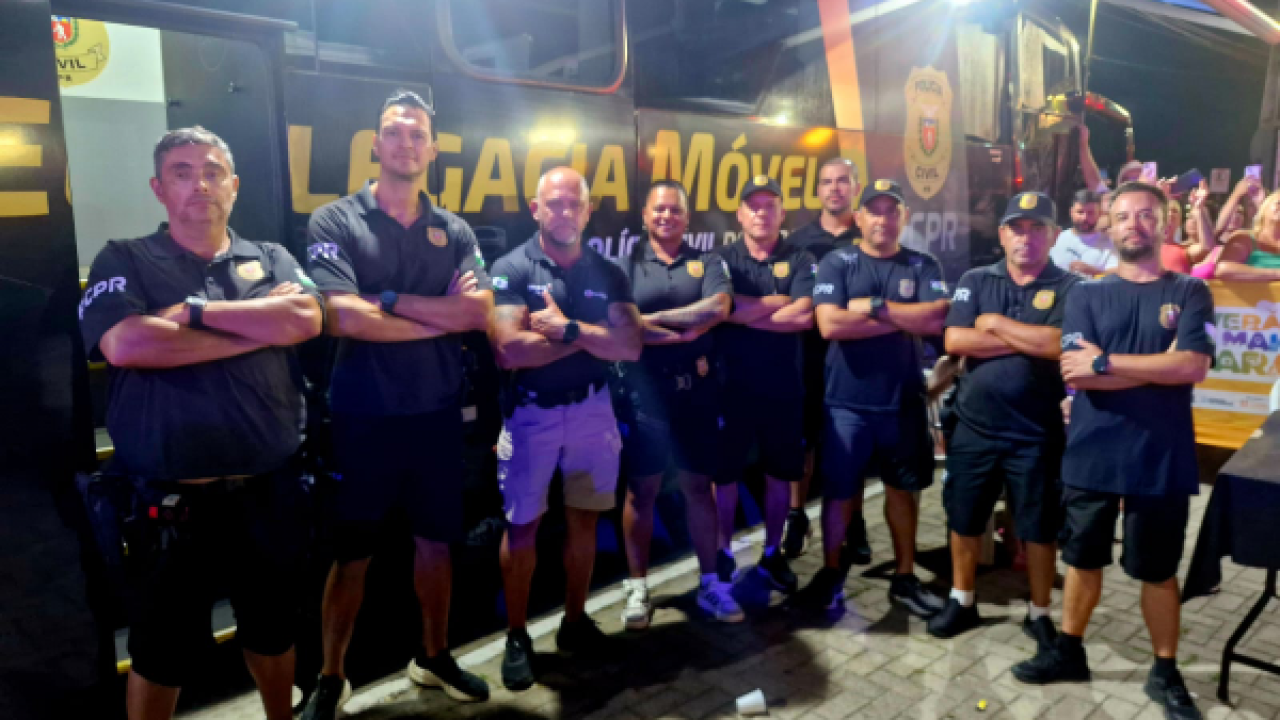 Polícia Civil reforça segurança em shows do Verão Maior Paraná — Foto: Governo d