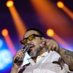 Belo e Jeito Moleque se apresentaram no Verão Maior Paraná — Foto: Governo do Pa