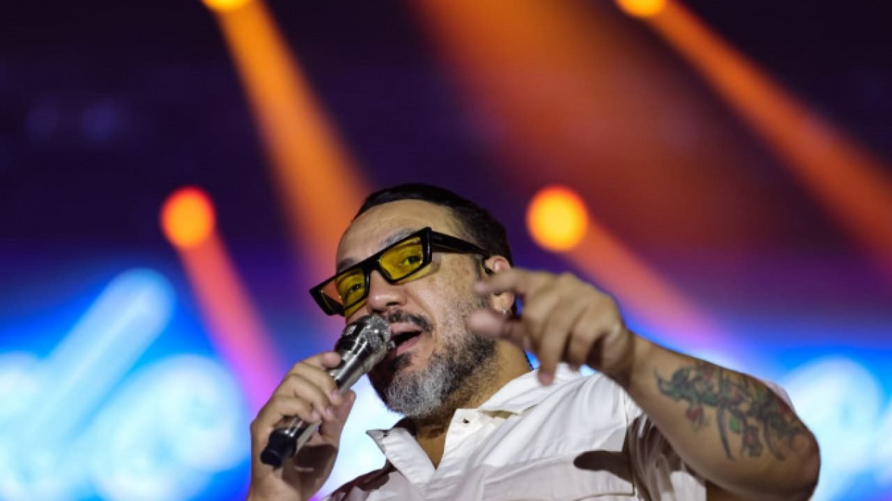 Belo e Jeito Moleque se apresentaram no Verão Maior Paraná — Foto: Governo do Pa