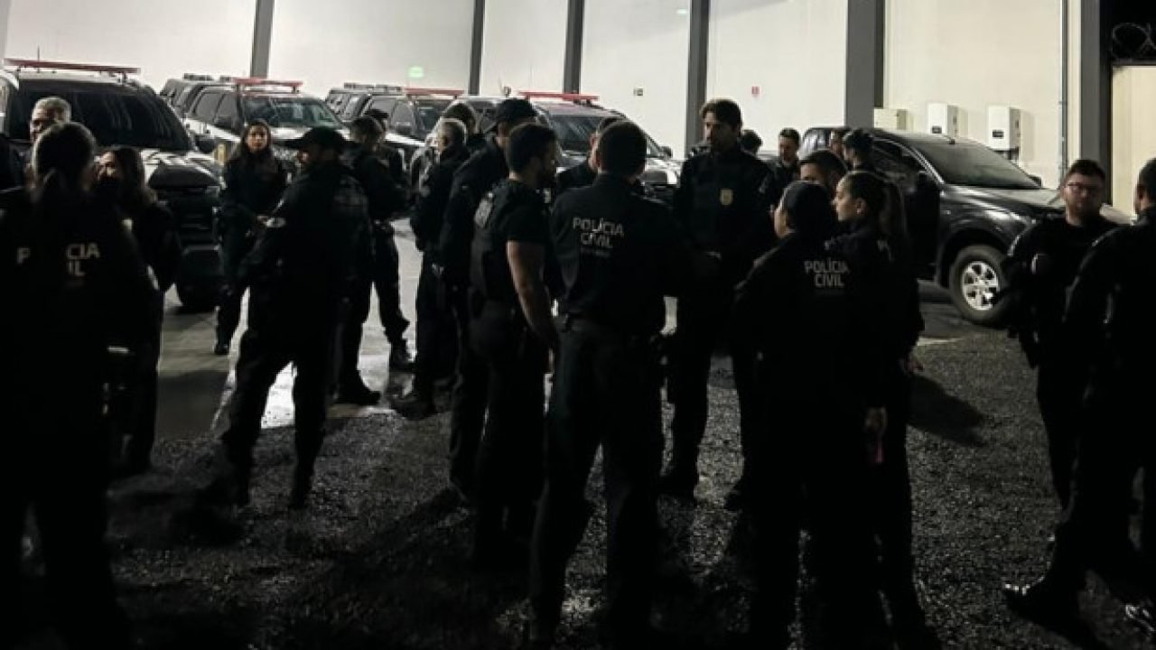 Operação contra o tráfico de drogas em Reserva — Foto: Governo do Paraná