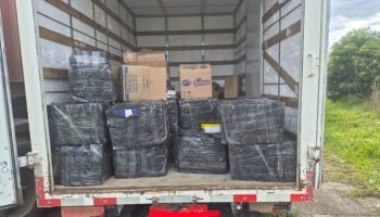 Apreensão de maconha em São José dos Pinhais — Foto: Governo do Paraná