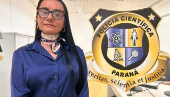 Servidoras da Polícia Científica do Paraná em ação pericial. — Foto: Foto: SESP