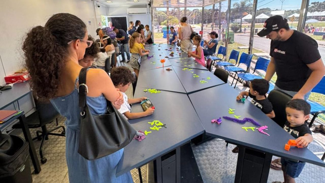 Carreta da Inovação em ação. — Foto: Governo do Paraná